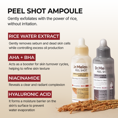 Peel Shot Glow Rice Ampoule Duo