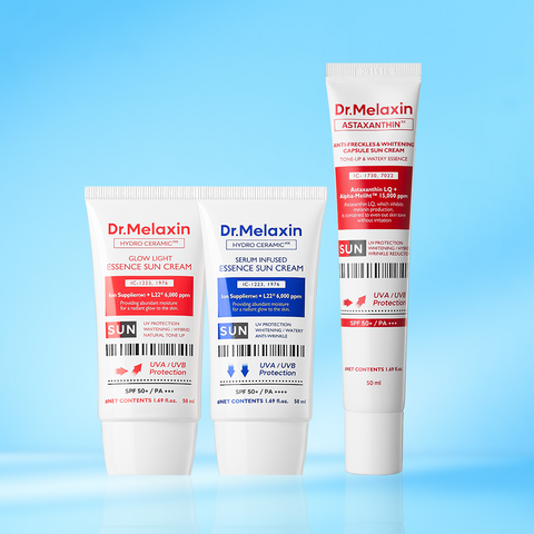 [Sun Care 2+1 Deal] Hydro Waterfull Sunscreen + Hydro Tone Up Sunscreen + Astaxanthin Sunscreen