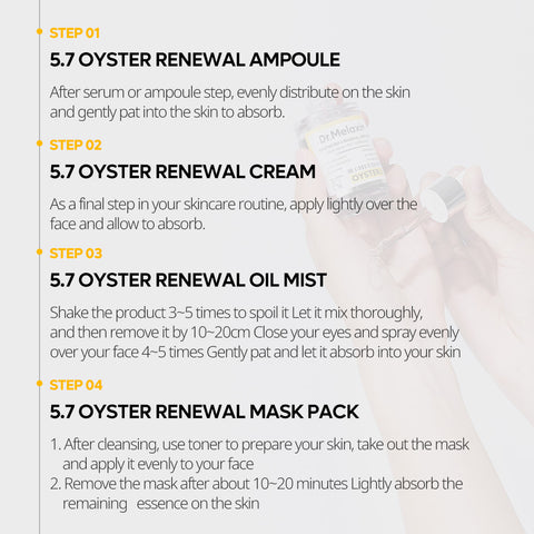 Oyster Pep-3 Renewal Anti-Aging Line